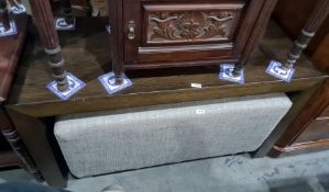 Bespoke dressing table on end supports, 120cm x 70cm