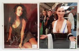 Quantity of signed photographs including The Harry Potter cast, Tom Cruise, Hugh Grant, Shania