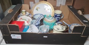 Assorted Oriental rice dishes and other ceramics (1 box)