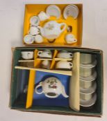 Child's tea-set, boxed and another, boxed (2)