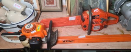 Stihl H545 two stroke hedge trimmer, cutting length 24 