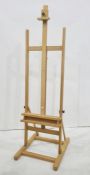 Beech framed artist's easel