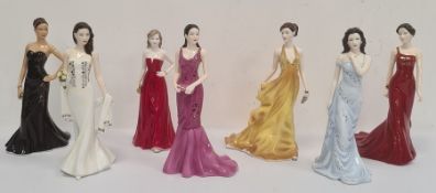 Royal Doulton figures Pretty Ladies 'Gemma', 298/500, 'Alicia' HN5448, 'Hayley', 'Victoria', '