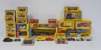 Quantity of Matchbox model vehicles, boxed, Corgi Toys 