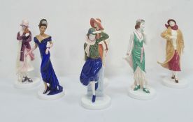 Royal Doulton Pretty Ladies figures 'Naomi', 'Theresa', 'Ruth', 'Julia', 'Eve' and 'Philippa' (