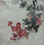 Two cartoon windows Pen and ink  