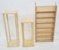 Walnut dropleaf side table, a wine table, etc (6)