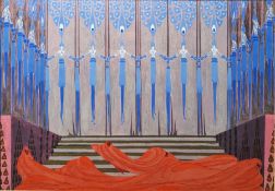 Erte (Romain de Tirtoff) (1892-1990) Gouache and bodycolour 