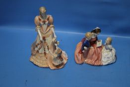 A ROYAL DOULTON FIGURE GROUP '