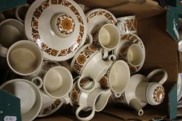 A TRAY OF MIDWINTER CERAMICS (NOT INCLUDING TRAY)