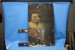 CIRCLE OF DANIEL MYTONS, 17TH CENTURY, PORTRAIT OF A MAN, HALF LENGTH WEARING A LARGE COLLAR, OIL ON