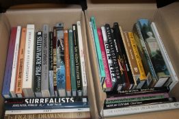 TWO BOXES OF ART REFERENCE BOOKS