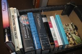 A BOX OF ASSORTED BOOKS TO INCLUDE HISTORY