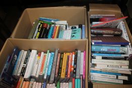 THREE BOXES OF ASSORTED BOOKS