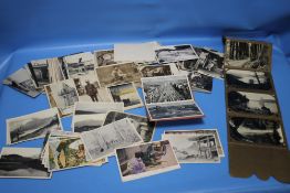 A DRAWER OF ORIENTAL POSTCARDS TO INCLUDE CHINESE POLICE, RIVER KYOTO ETC.