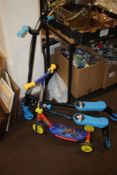 TWO CHILD'S SCOOTERS