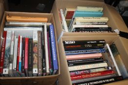 THREE BOXES OF ART REFERENCE BOOKS