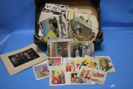 OLD POSTCARDS, PHOTOGRAPHS AND EPHEMERA