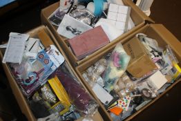 THREE BOXES OF NEW ITEMS TO INCLUDE CHILDREN'S TOYS, PHONE CASES ETC