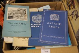 A TRAY OF ASSORTED BOOKS, BOOKLETS AND PAMPHLETS