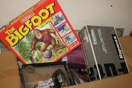 A QUANTITY OF CHILDREN'S GAMES ETC TO INCLUDE STAR WARS FIGURE