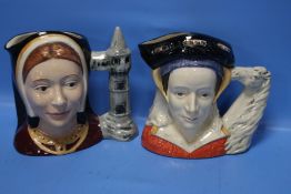 TWO ROYAL DOULTON CHARACTER JUGS - '