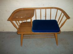 A RETRO TELEPHONE SEAT MADE BY CHIPPY HEATH FURNITURE