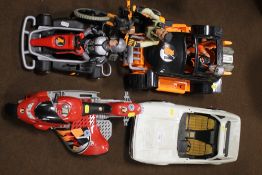A QUANTITY OF ACTION MAN VEHICLES WITH A FEW FIGURES