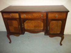 A QUEEN ANNE LEGGED SIDEBOARD