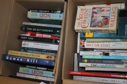 TWO BOXES OF MISCELLANEOUS BOOKS