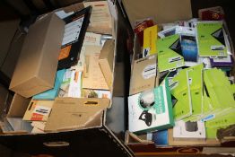 A QUANTITY OF SCREEN PROTECTORS, MOUNTED BOTTLE OPENERS ETC.