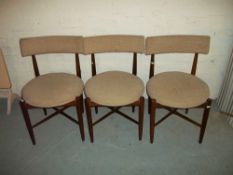 THREE VINTAGE DINING CHAIRS