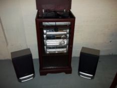 AN AIWA HIFI SYSTEM AND UNIT WITH REMOTE CONTROL