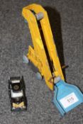A DINKY SUPERTOYS BARBER GREENE OLDING ELEVATOR LOADER TOGETHER WITH A CORGI FORD CAPRI