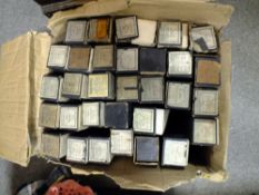 A BOX OF ANTIQUE PIANOLA ROLLS