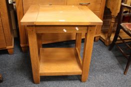 A MODERN M&S HEMSLEY RANGE LAMP TABLE