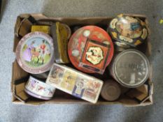 A COLLECTION OF VINTAGE TINS