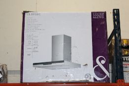 BLACK CURVED GLASS HOOD TOGETHER WITH ANOTHER HOOD A/F ( CONTENTS NOT CHECKED )