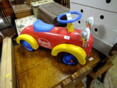 A VINTAGE CHILDS BAGHERA RIDE ON TOY CAR
