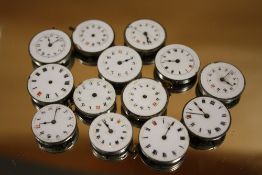 THIRTEEN MILITARY STYLE WRISTWATCH MOVEMENTS