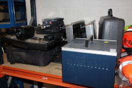 A SELECTION OF ELECTRICALS TO INCLUDE TWO STEREOS' SAMSUNG DIGITAL PRESENTER ETC ( ALL A/F )