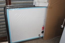 A SHOWER SCREEN AND BASE ETC