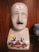 A MODERN PHRENOLOGY HEAD