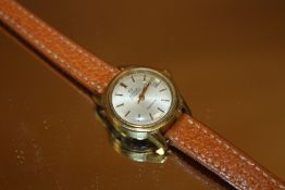 A LADIES OMEGA AUTOMATIC WRISTWATCH
