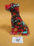 AN ANITA HARRIS FIGURE OF A STAFFORDSHIRE BULL TERRIER