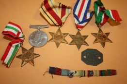 A COLLECTION OF WW2 MEDALS AND RIBBONS