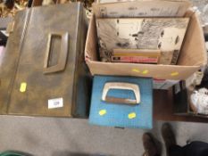 A CASE OF LP RECORDS TO INCLUDE THE BEATLES REVOLVER ALBUM' THE FLYING PICKETS ETC. TOGETHER WITH