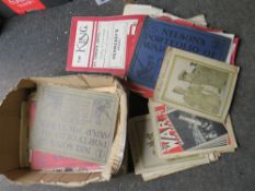 A TRAY OF VINTAGE WAR RELATED MAGAZINES