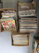 A QUANTITY OF ASSORTED LP RECORDS AND 7