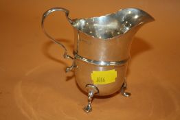 A CHESTER HALLMARKED SILVER CREAM JUG